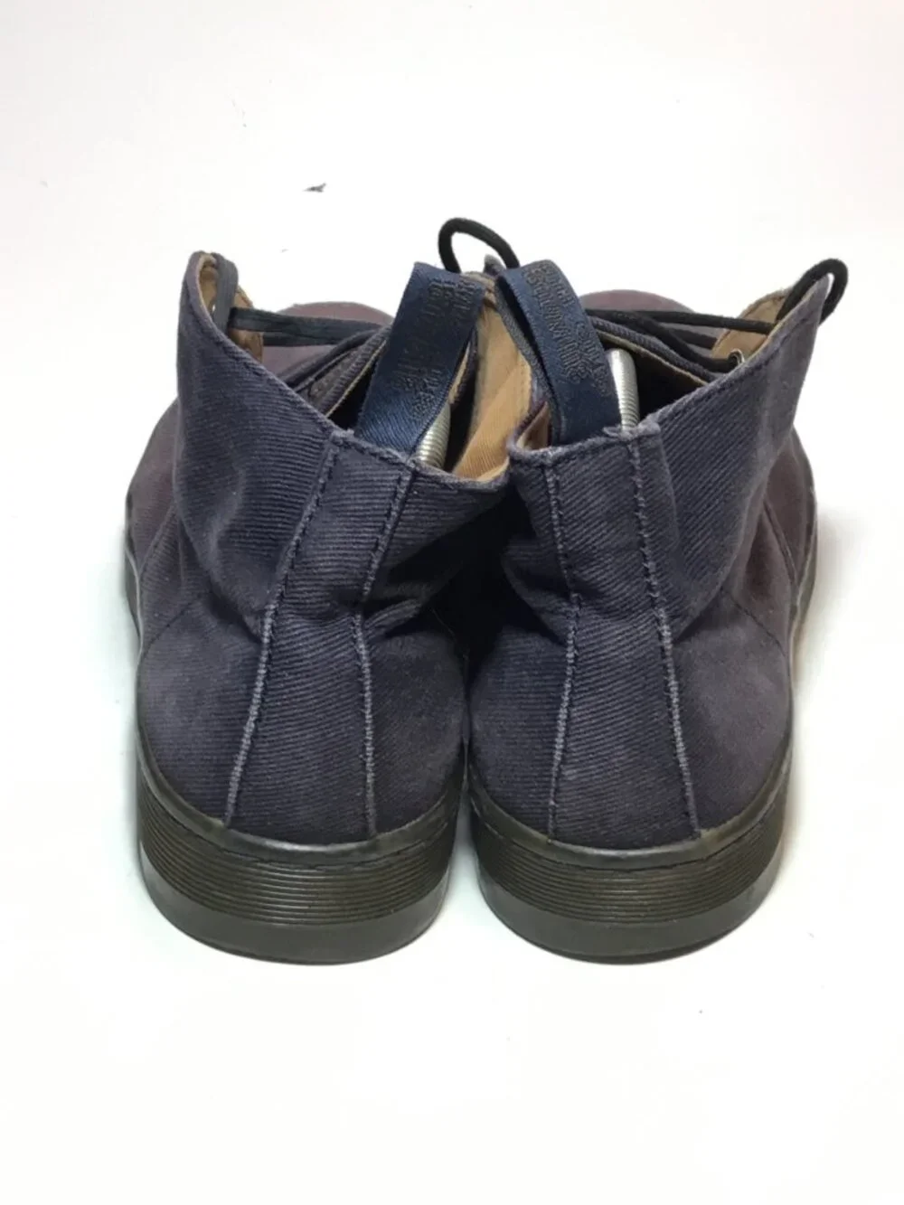 Dr. Martens Boots Men's 11M Blue Mayport Canvas Desert Lace Up Ankle Cut